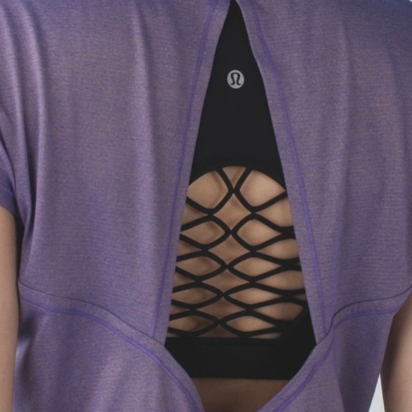 Lululemon Sweaty Or Not Crop Tee
Heathered Iris Flower / Gold size 8-10 - Picture 3 of 8